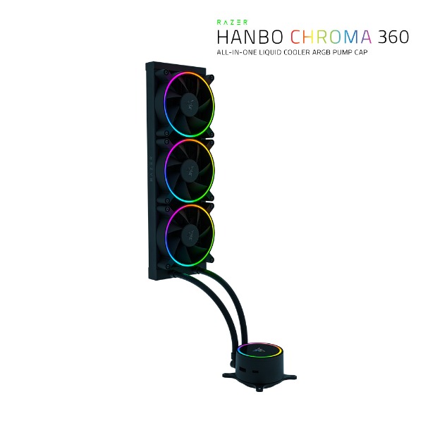 레이저코리아 Razer Hanbo Chroma RGB AIO Liquid Cooler 360MM 수냉쿨러