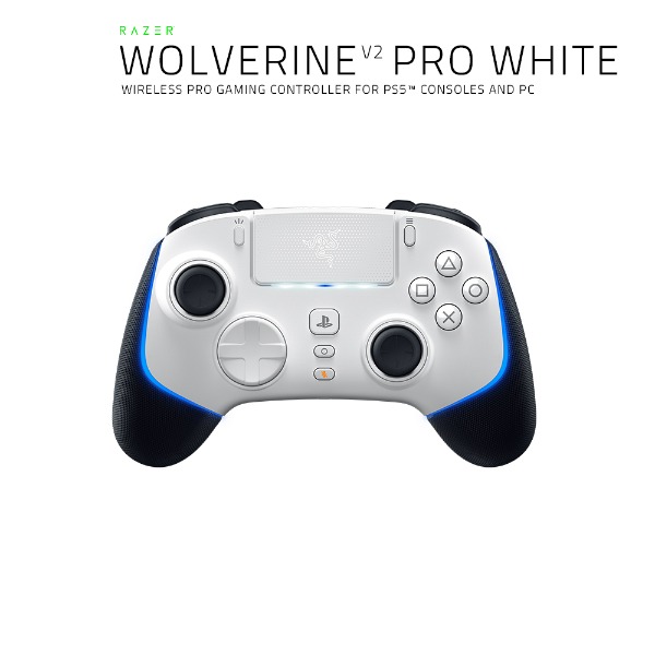 레이저코리아 Razer Wolverine V2 Pro White - PS5 게임컨트롤러