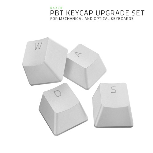 Razer PBT Keycap Set - Mercury White 영문 키캡