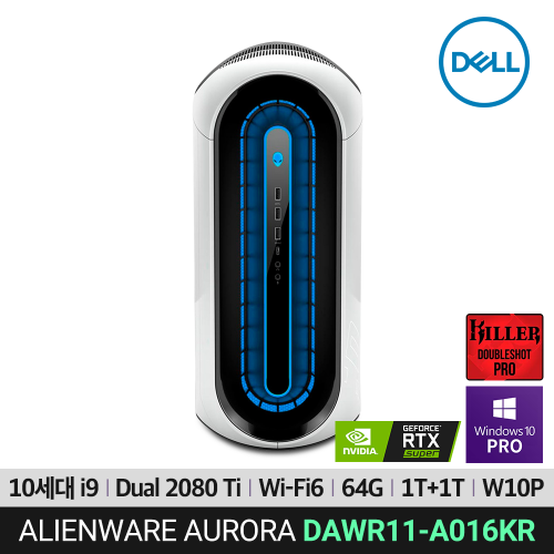 [단독판매/예약판매] DELL ALIENWARE AURORA R11-DAWR11-A016KR 하이엔드 게이밍 데스크탑