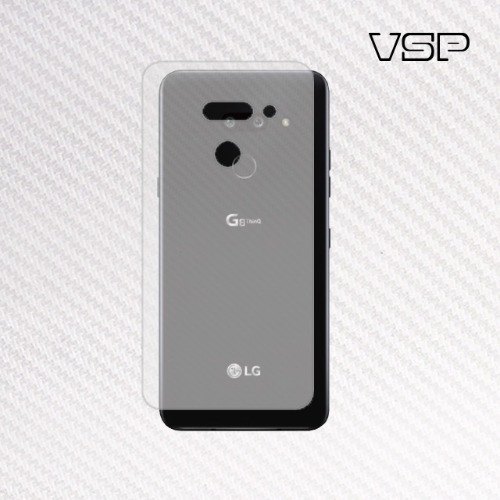 뷰에스피 LG G8 씽큐 디자인 카본스킨 후면 외부 보호필름 2매
