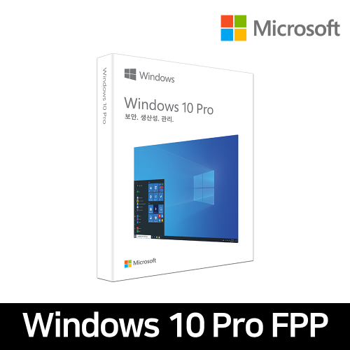 마이크로소프트 Windows 10 Pro 처음사용자용 한글 윈도우10 Pro FPP