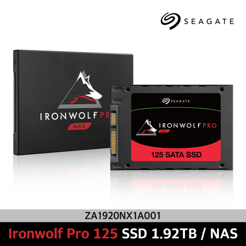 씨게이트 아이언울프 프로 125 ZA1920NX1A001  Seagate IronWolf Pro 125 SSD 1.92TB NAS 보증기간5년