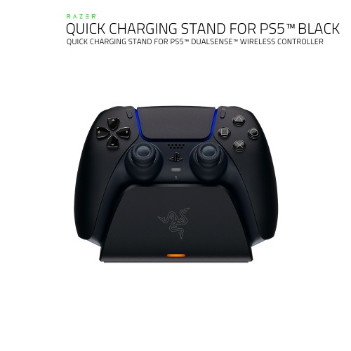 Razer Quick Charging Stand for PS5용 충전 스탠드 - 블랙