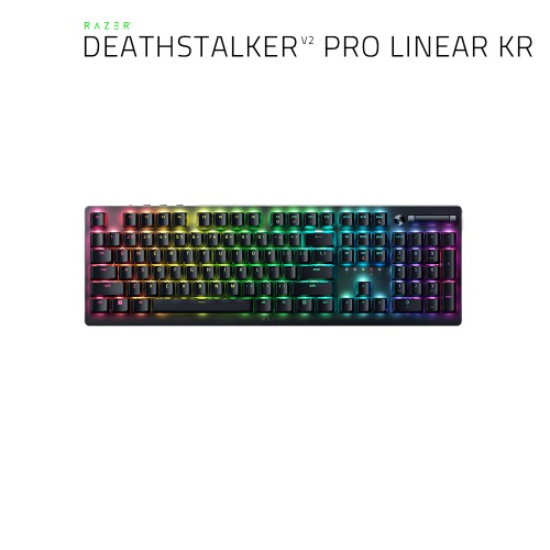 레이저코리아 Razer DeathStalker V2 Pro Linear Red KR 게이밍 키보드