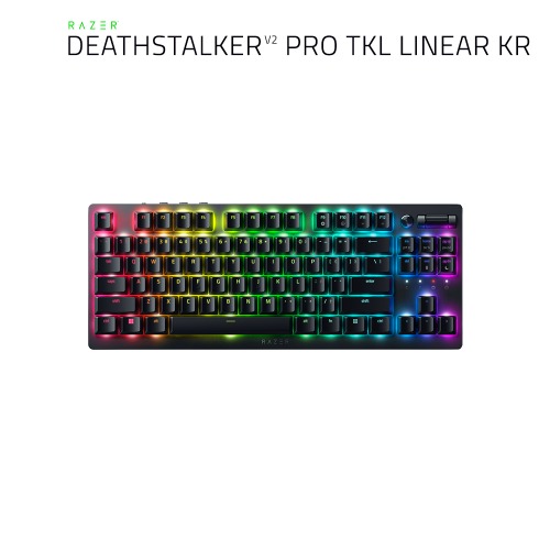 레이저코리아 Razer DeathStalker V2 Pro TKL Linear Red KR 게이밍 키보드