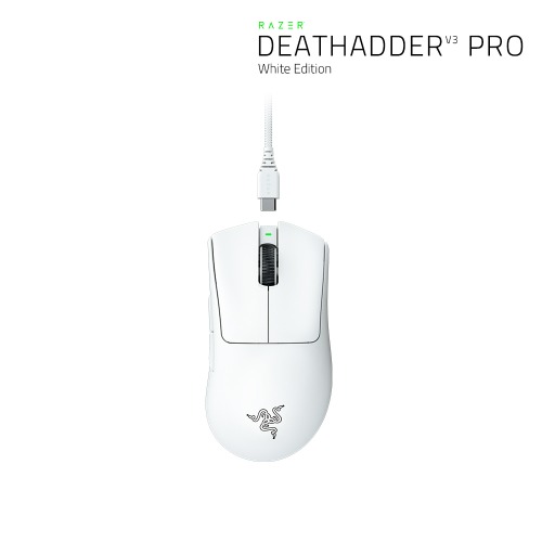 Razer DeathAdder V3 Pro White 게이밍 마우스