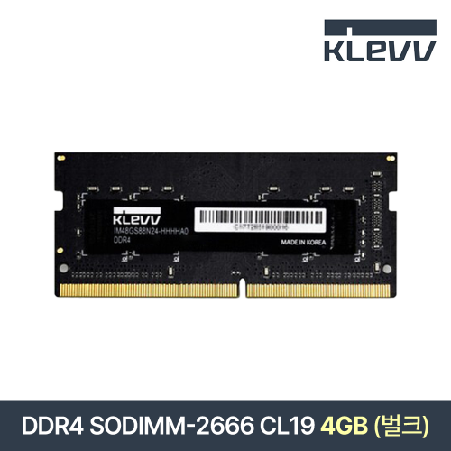 ESSENCORE KLEVV 노트북 DDR4-2666 CL19 4GB 벌크