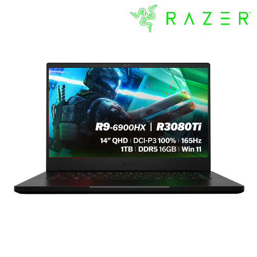 RAZER BLADE 14 R9 Zen4 R3080Ti QHD 게이밍노트북 R9-6900HX RTX3080Ti 1.78Kg
